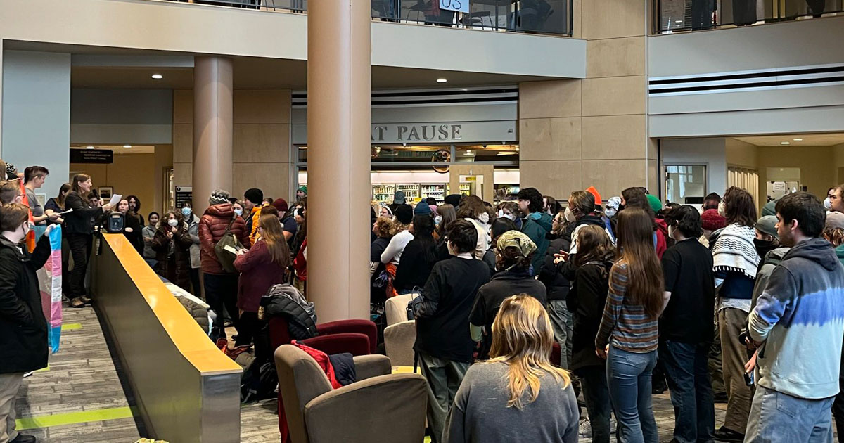 Union Rally in Davis Center